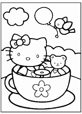 Pin by Mary Phillips on painting | Hello kitty coloring, Hello kitty
